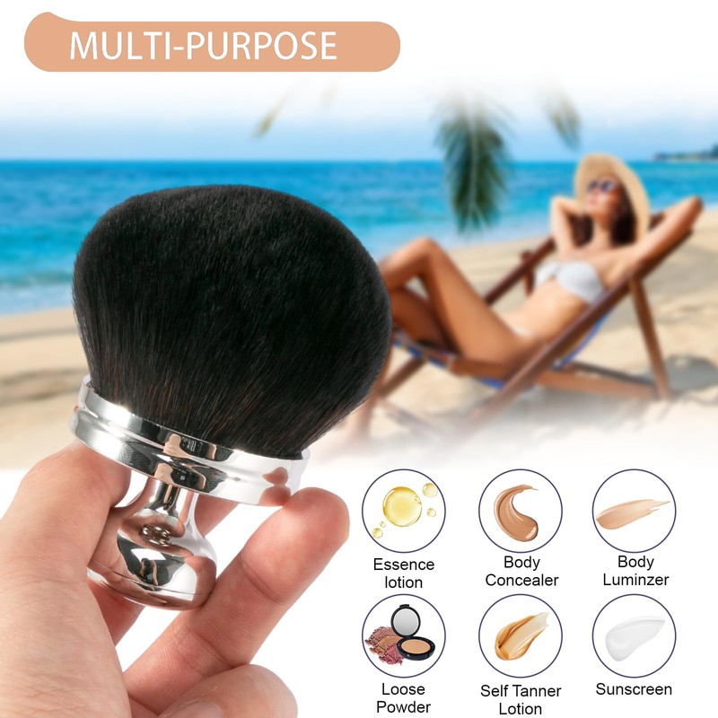 Hebterrka Blend & Blur Extra Large Body Makeup Brush for