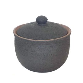 Landscape.com Hephamon, Salt Jar, Large, Black, Made in Japan