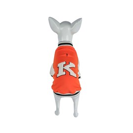IZOCOOL - Dog Jumper, Fleece Dog Jumper, Large Dog Sweatshirt, Warm and Lightweight, Easy to Wear (Orange, XL)