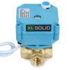 U.S. Solid 3-Way Brass Motor Ball Valve, Heavy Duty Versatile