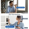 Veise Fingerprint Door Lock with 2 Lever Handles - Keyless