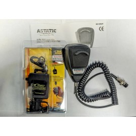 Astatic 636LB1 636L CB/Ham Mic + Gear Keeper RT3-4112 Black Mic Hanger Combo Kit