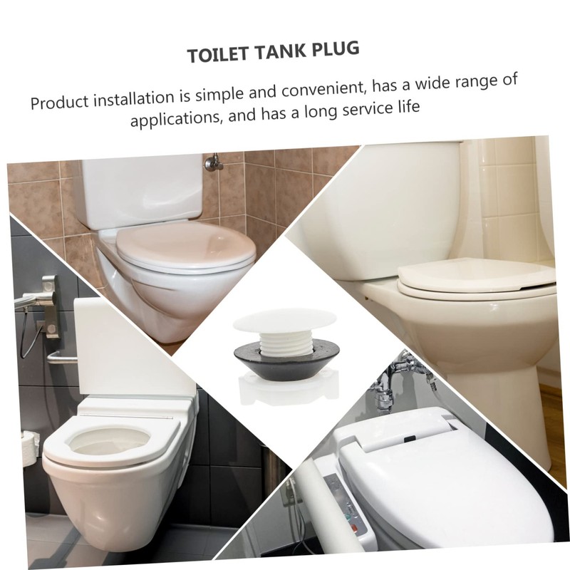 Operitacx 2Pcs Toilet Tank Plugs Durable Water Tank Connectors Easy
