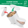 FALKENHORN White Can Lids - 2 x Plastic Lids Diameter