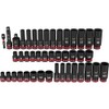 Milwaukee Electric - 43PC IMP Duty 3/8DR SAE Metric DP