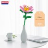 Flower Model for Building with Small Building Blocks Pink Begonia