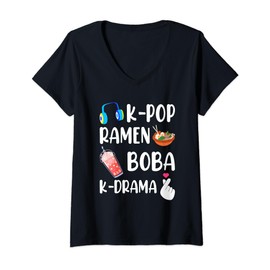 Lightsticks K-pop Fashion for Fans of Korean K-drama & K-pop V-Neck T-Shirt