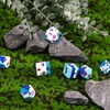 Cusdie Silica Gel DND Dice Set Polyhedral Resin Dice for
