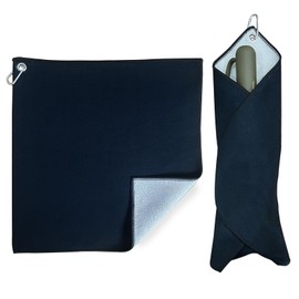 Umbrella Cover, Umbrella Case, Folding Umbrella, Water Absorption, Length 13.8 x Width 13.8 inches (35 x 35 cm), Magical Towel, Mimosa Pattern, Sticking Towel, Umbrella Bag, Rain Goods, Water