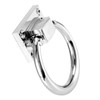 SHEUTSAN 6 Pack 80mm Drop Rings Pulls Handle, Modern Round