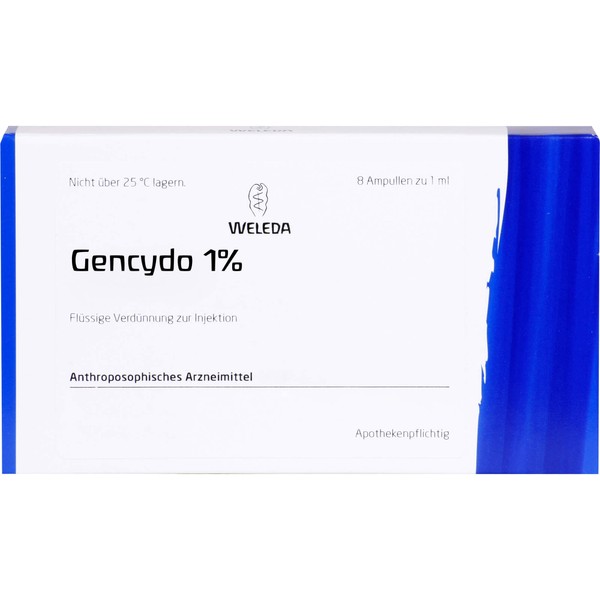 WELEDA Gencydo 1 % Injektionslösung bei allergischen Erkrankungen, 8 pcs. Ampoules