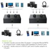 LiNKFOR 4 Port 3.5mm Stereo Audio Switcher Support 1 In