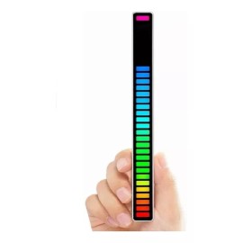 KFMX Barra Luz Led Ritmica Control De Sonido Colores