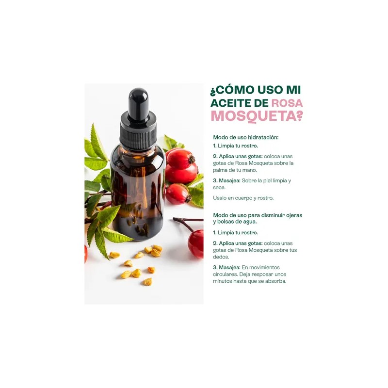 Aceite De Rosa Mosqueta Virgen 100ml Lúdika Todo Tipo De