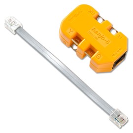 Fluke Networks 2GD6870 - Fluke Networks 10220100 6-Wire in-Line Modular Adapter