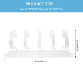 Cabilock Watch Stand Rotating Display Kit Stands Ornament Watch Holder Watch Shelf Acrylic Stand Watch Organiser Bracelet Stand Jewellery Stand Acrylic Acid Transparent