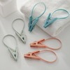 ULTECHNOVO 12Pcs Windproof Clothes Drying Clips with Plastic Rope Lightweight