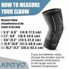 APOYO APOYO Elbow Brace for Tendonitis and Tennis Elbow, Compression