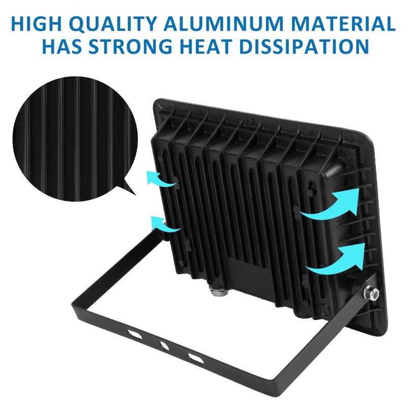 ZHPINGMX 50W LED Flood Light Outdoor, 5000LM Super Bright Floodlight