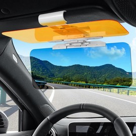 WSSGY Day and Night Anti-Glare Polarized Car Sun Visor Extender Universal for Car SUVs Trucks