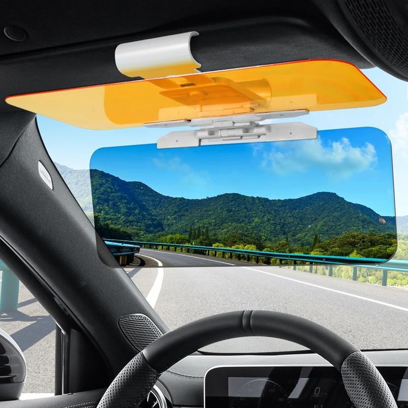 WSSGY Day and Night Anti-Glare Polarized Car Sun Visor Extender