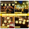 Baung Christmas String Lights Outdoors,4 Pack 15.74" Sphere Lights,Ball Tree