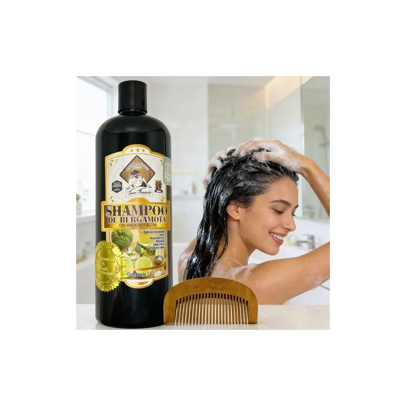 Shampoo Texas Treasure 1l Bergamota Con Biotina+peine