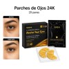 Mascarillas Ojos Oro 24k Hidratantes Ojeras 20 Pares