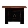 Sunset Trading Shabby Chic Cottage Side Table, Small One Drawer,