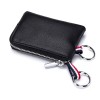 Unbranded Leather Coin Purse Wallet Small Dual Keyrings Change Pouch