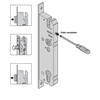 DY220018 Mortise Lock ES 958 PZW 92 mm Strike Plate,