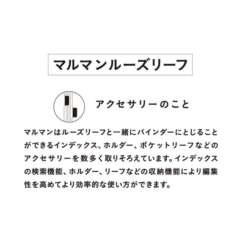 Maruman A4 Double Holder Leaf 30 Holes L491