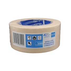 ACIT Masking Tape Classic Beige Universal Masking Tape Premium Painter's Masking Tape for Painting Work (50 mm)