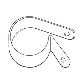 5/16 X .140 X .495 Standard Nylon Cable Clamps/Clamping Diameter: 5/16" / Hole Size: .140" / Contact Length: .495" (Carton: 2,500 pcs)
