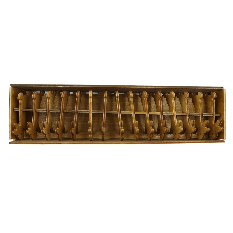 Ieron Wooden Animal Bobbin Set Creative Animal Bobbin Set Design