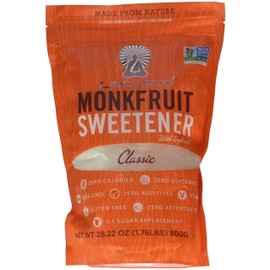 Lakanto, Monkfruit Natural Sweetener, Classic, 1.76 Pounds