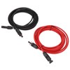 1 Pair 12AWG Solar Panel Wire with Connector Solar Adapter
