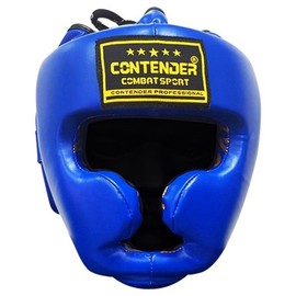 Boxing Headgear Head Protector Martial Arts Headguard Red