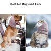 QIYADIN Pet Soft Snoods for Dogs, Quiet Ears Muffs Thunder