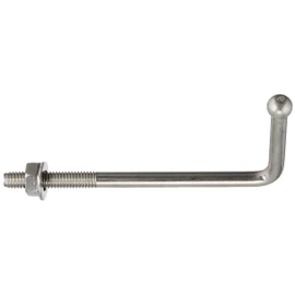 DAIDOHANT 10172002 Stainless Steel Large Folding Nail with Ball [With Nut] [6mm] (A) 60 x (B) 30 x (C) 38 mm [SUS304] (1 piece)