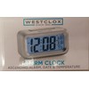 Westclox NEW Westclox Blue LCD Alarm Clock 70045A Battery Powered