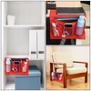 PATIKIL 2pcs Bedside Caddy, Bed Caddy Bedside Organizer Bed Hanging