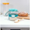 Kikkerland Sourdough Starter Kit DIY Make Your Own Bread, Glass