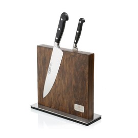 Zassenhaus Magnetic Wood Knife Block for Kitchen Counter, 11" x 3.5", Medium Ash - Kitchen Knife Holder Magnetic Block - Knife Organizer - Magnetic Knife Block