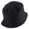 Armycrew Big Size Oversized Microfiber Reversible Bucket Hat - Black