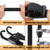 Bungee Cords, Flat Adjustable Bungee Cords with Hooks Heavy Duty