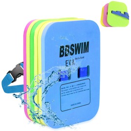 Swimming Floats Adults and Children, KickBoard Swim Aids, Back Floating Trainer with Secure Buckles 3 Layer Adjustable Kick board for Learning to Swimmers Improves Water Safety and Confidence (Large)