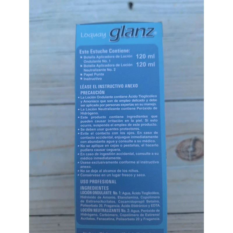 Loquay Glanz Intense Waving Lotion For Normal to Resistant Hair
