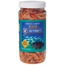 San Francisco Bay Brand Freeze Dried Krill 2 oz High in Omega-3's Fish Food