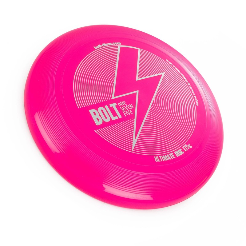 BOLT OneSevenFive Ultimate Frisbee Disc - UV Reactive & Shimmer